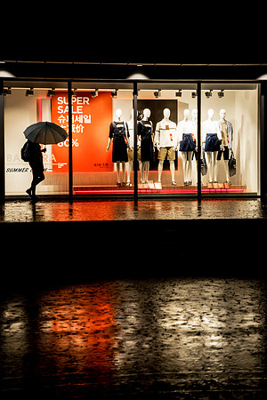 Rain slows everything down